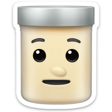 a pot of bodyscrub sticker