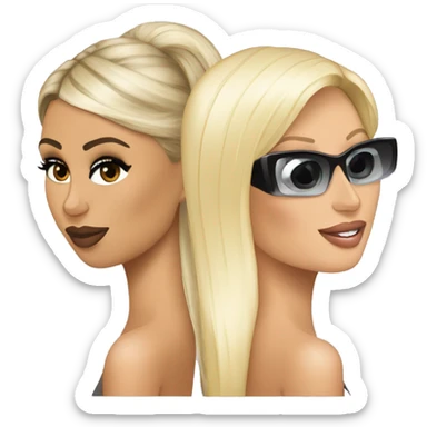 Kim Kardashian e Paris Hilton sticker
