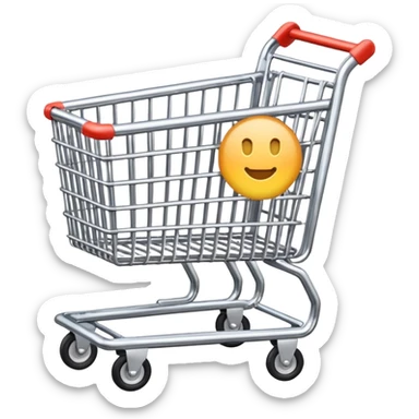shopping cart sticker