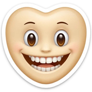 teeth without face sticker