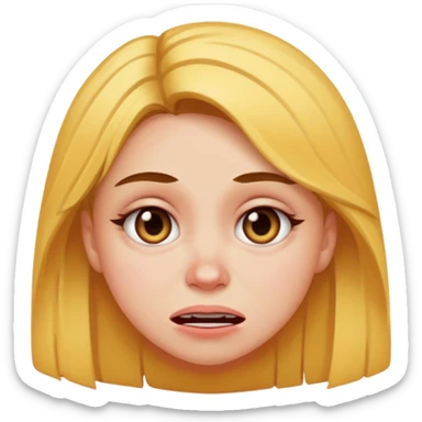 katseye member megan cringe face sticker