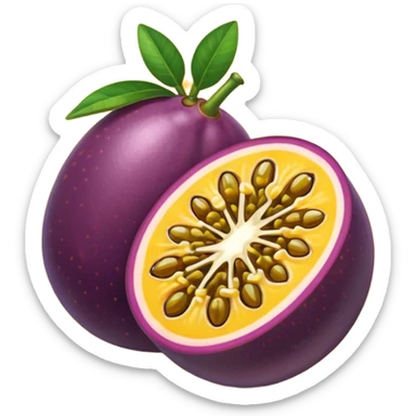 passionfruit and mango passionate sticker