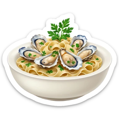 oyster pasta sticker