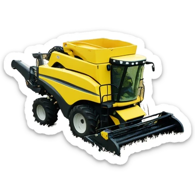 Forage harvester sticker