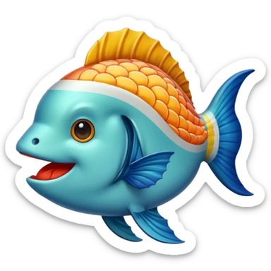 Caballito de mar, no pez sticker