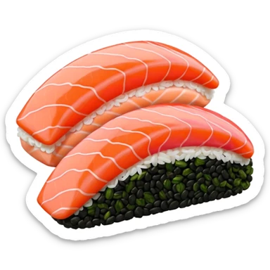Pink sushi sticker