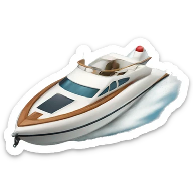 Speed boat sticker