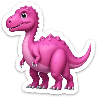 Dinosaurio rosa sticker