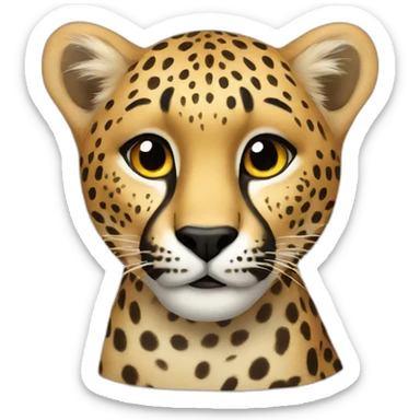 cheeta sticker