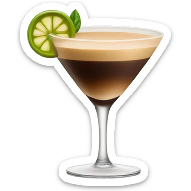 Espresso martini cocktail sticker