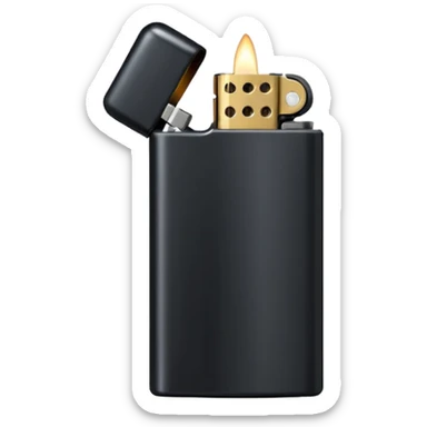 black lighter sticker