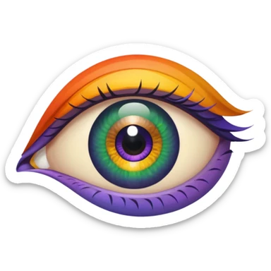  eyes spin multicolore 👁️+🌀+🟣🟢🟠🔵🔴🟡 sticker