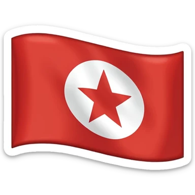 North Korea Flag sticker
