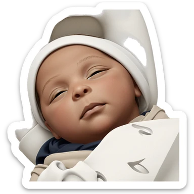 serene moment of solitude sticker