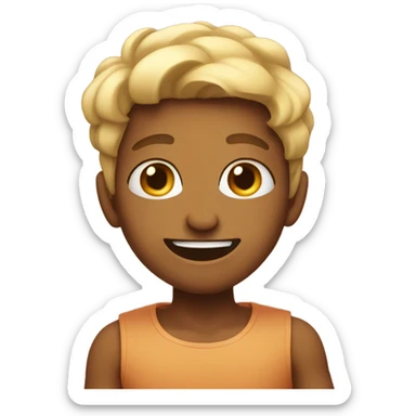 Flirting and winking sticker