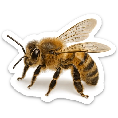 Bee sticker