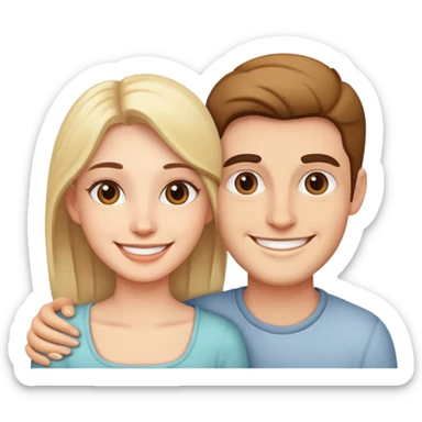 Me and my boyfriend  sticker