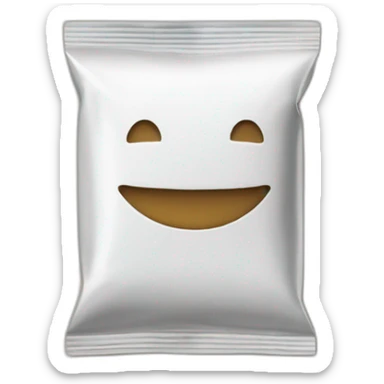 packet of product sticker