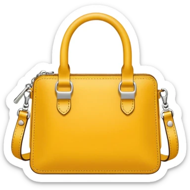 yellow purse sticker