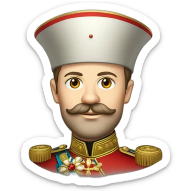 Tsar Nicholas II of Russian Empire sticker