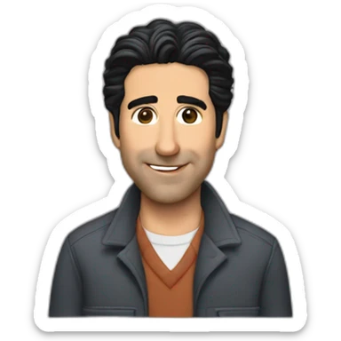 Ross geller sticker