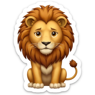 Lion eta  sticker