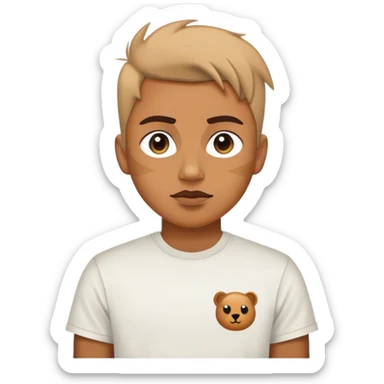 "Ranky" word with an abstract design sticker