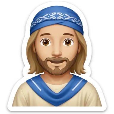 Jesus Christ as a Crip sticker