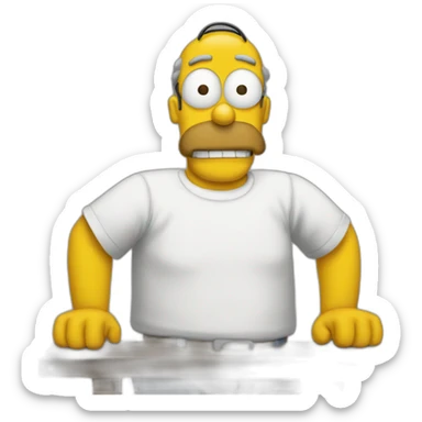 Homer Simon sticker