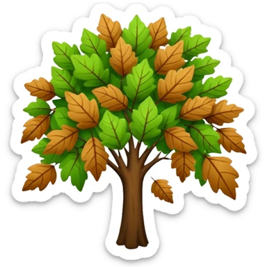 Folhas de árvore soltas caindo/voando sc(sem a árvore) sticker