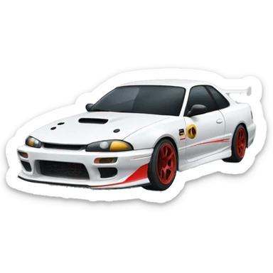 Drift car sticker