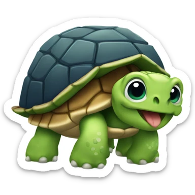 tortuga con alas sticker