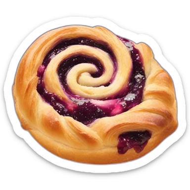 galaxy danish pastry sticker