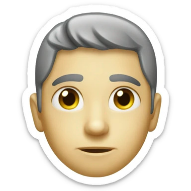 Chat de gouttière yeux vert jaune  sticker