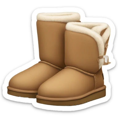 Cute Ugg boots sticker