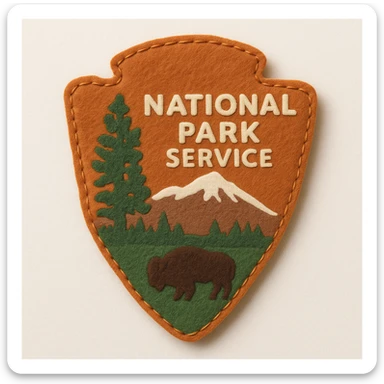 national park service sticker