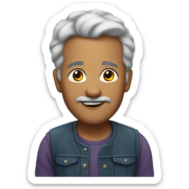 43 years birthday sticker