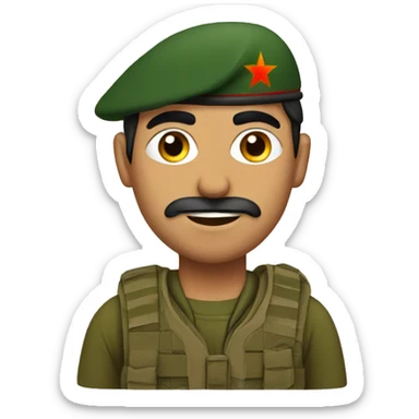 a kurdish soldier sticker