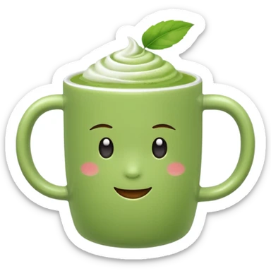 matcha drink sticker