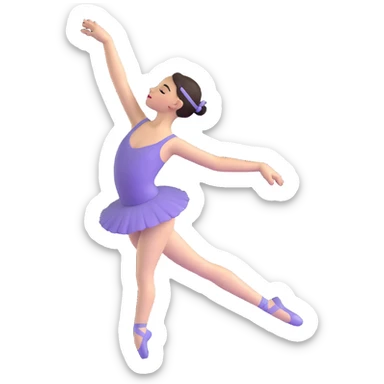 classic ballet dancer sticker