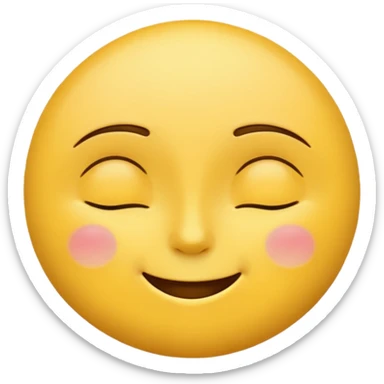 a dreaming emoji sticker