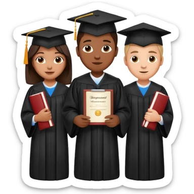 Trio utcm, utsm and uttvm. sticker