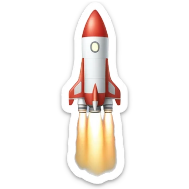 aerospace rocket sticker