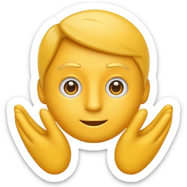 Ein Emoji als Mann der winkt sticker