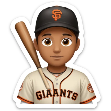 San Francisco giants player sticker