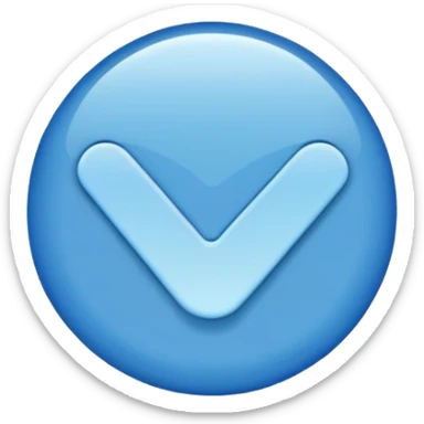 blue tick officell sticker