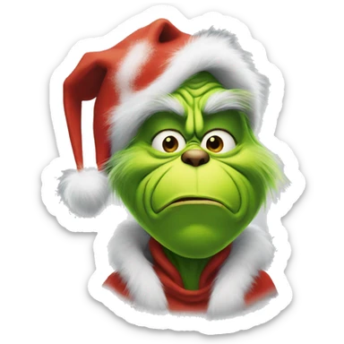 grinch sticker