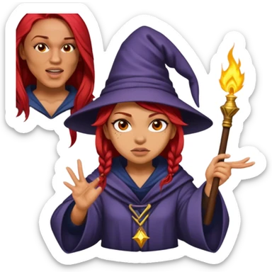 Thug wizard sticker