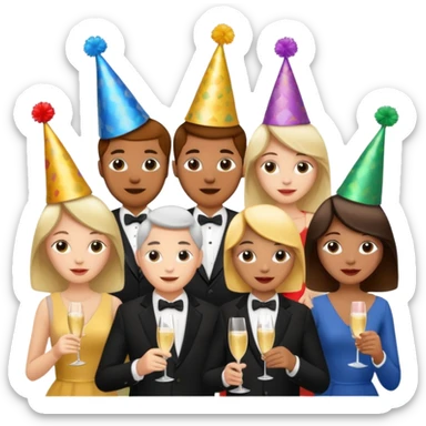 Happy New Year 2026 sticker