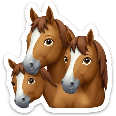 Horses sticker